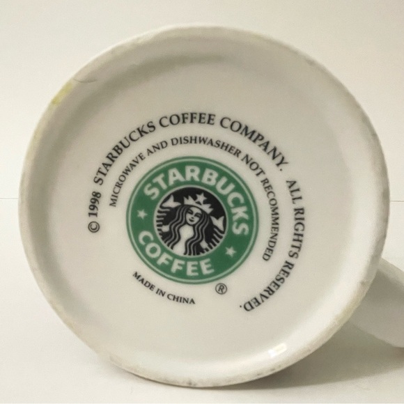 Vintage Starbucks Coffee 1998 Valentine Amore in Rome Italy Coffee Mug Romantic - Picture 13 of 15